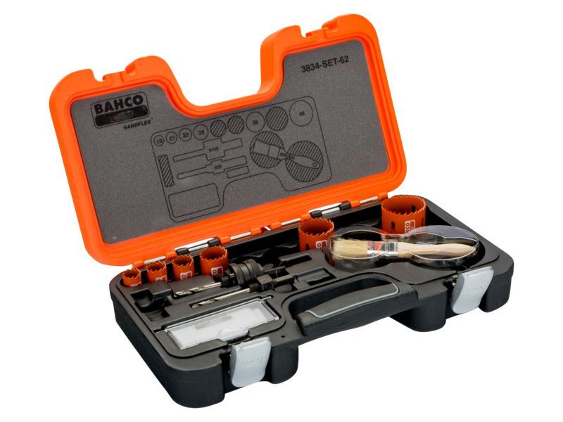 Produktbild Bahco Sandflex Bimetall-Lochsägen-Satz 19 mm - 48 mm 8 teilig