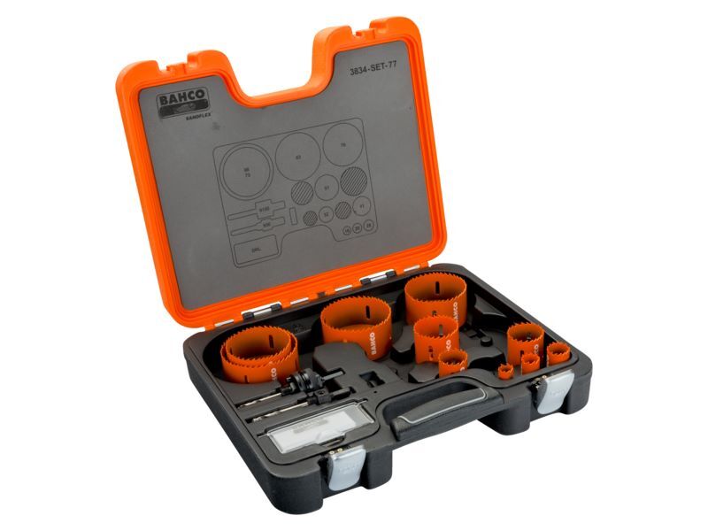 Produktbild Bahco Sandflex Bimetall-Lochsägen-Satz 16 mm - 86 mm 13 teilig