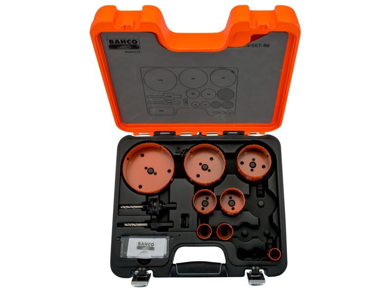 Produktbild Bahco Sandflex Bimetall Lochsägen Satz 25 - 114 mm 12 Teile