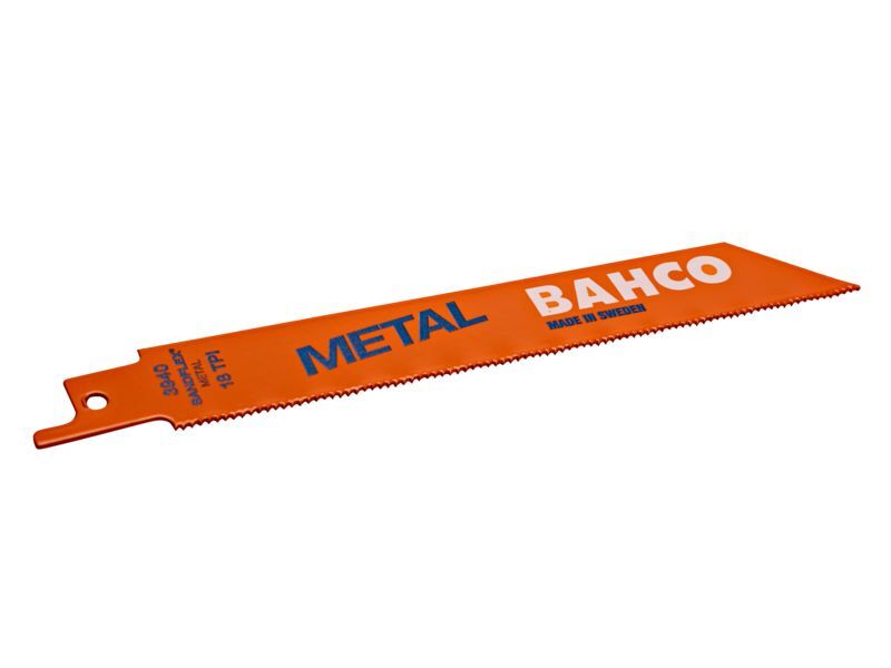 Produktbild Bahco Bimetall Säbelsägeblätter Satz für Metall 18 ZpZ 300 mm 100 Pack