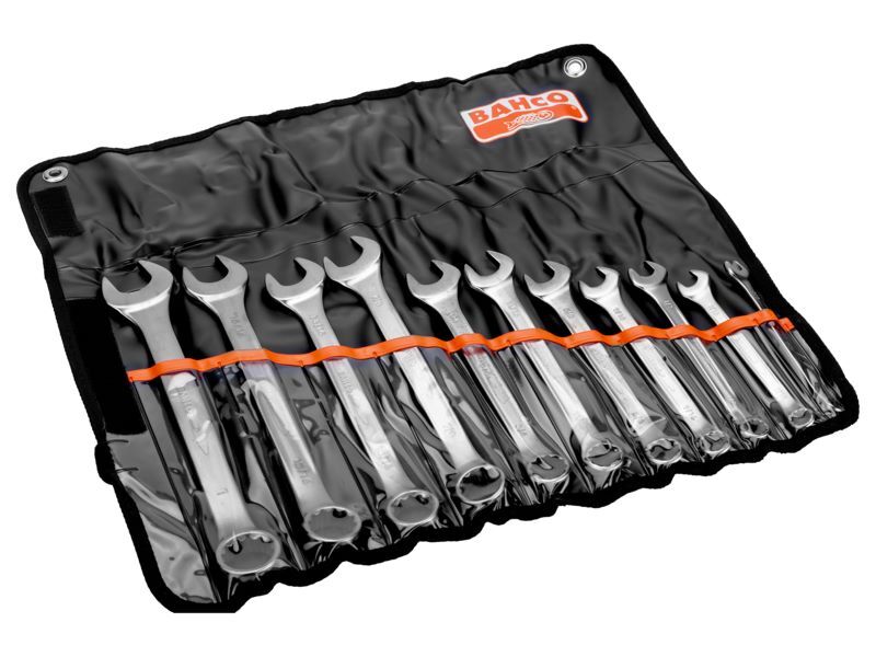 Produktbild Bahco Satz Ringmaulschlüssel 11-teilig in Kunststofftasche 3/8-1 Zoll