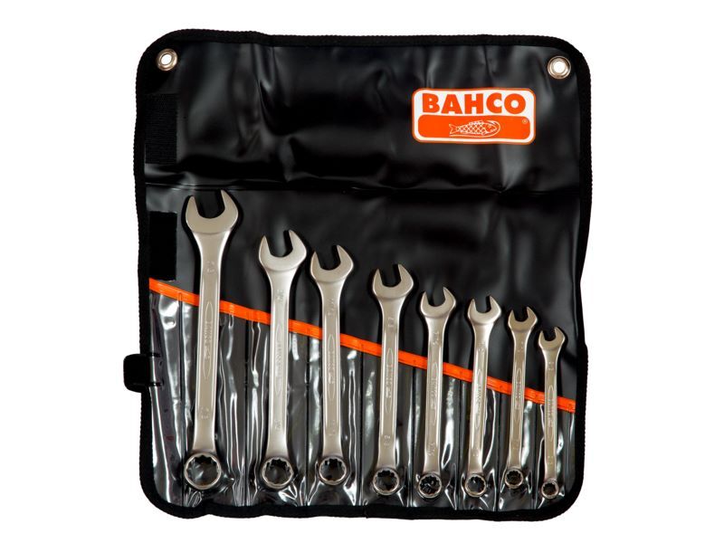 Produktbild Bahco Satz Ringmaulschlüssel 8 Stück in Kunststofftasche 3/8-7/8 Zoll