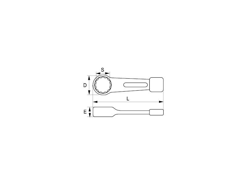 Produktbild Schlag-Ringschlüssel, 41 mm bild 2