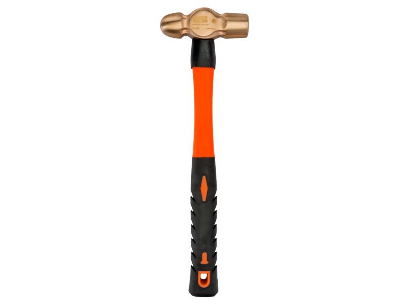 Produktbild Bahco Schlosserhammer 300 g mit Kugelpinne Kupferberyllium-Kopf und Fiberglas-Griff
