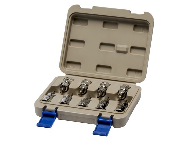 Produktbild Bahco Schraubendreher Einsätze Satz für Torx-Schrauben 9-teilig 1/2 Zoll