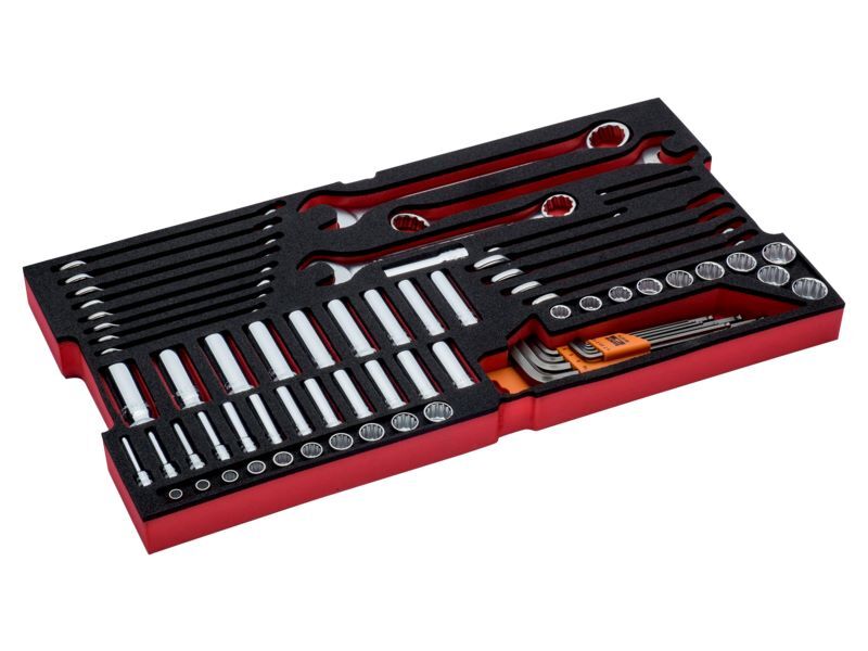 Produktbild Bahco Werkzeugeinlage Set für Hartschalenkoffer 4750RCHDW01 69 teilig