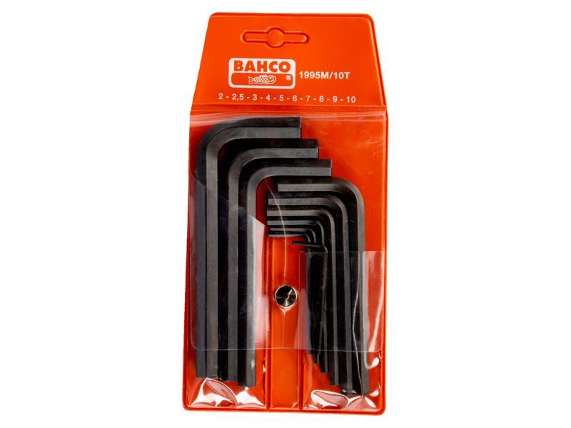 Produktbild Sechskant-Winkelschraubendreher-Satz, metrisch, phosphatiert 2–10 mm – 10-teilig bild 2