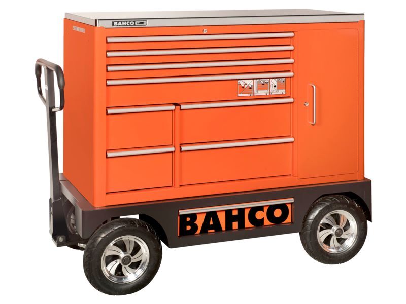 Produktbild Bahco Mobiler Werkstattwagen 1218x500x1505 mm mit 8 Schubladen auf Rädern