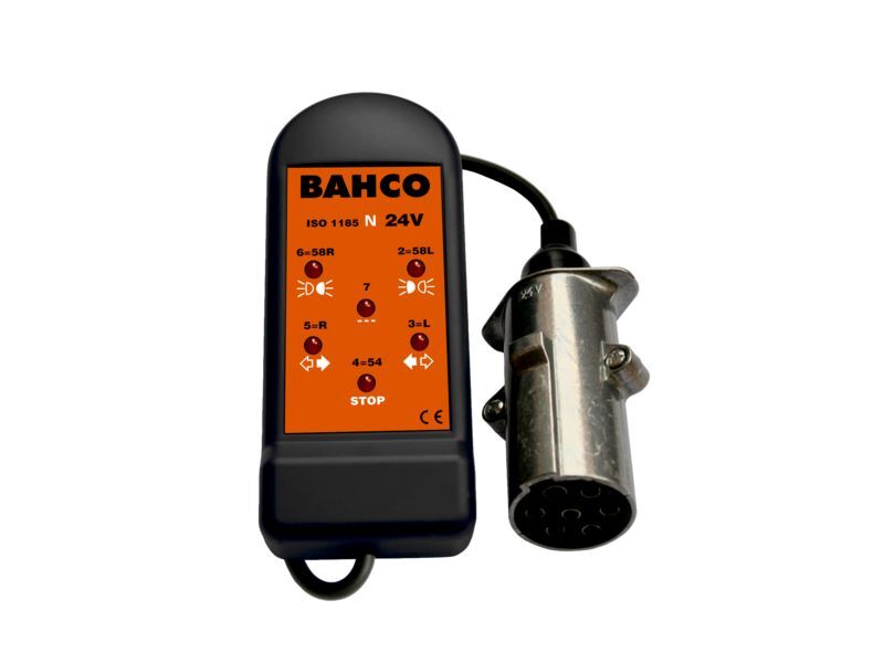 Produktbild Bahco Steckdosen-Tester 24 V 7 PIN BELT247N