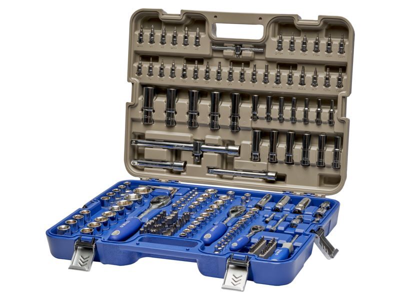 Produktbild Bahco Steckschlüssel Satz metrisch 172 teilig 1/4, 3/8 und 1/2 Zoll