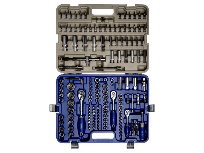 Produktbild 1/4", 3/8", 1/2" Steckschlüssel-Satz, metrisch, 172-teilig bild 2