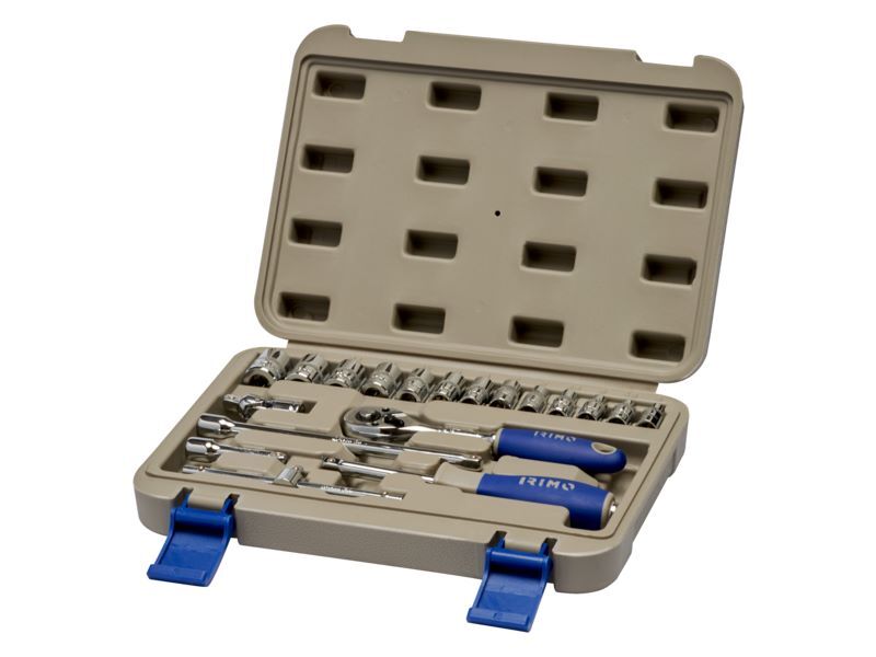 Produktbild Bahco Steckschlüssel-Satz Sechskant 19 teilig 4-14 mm 1/4 Zoll