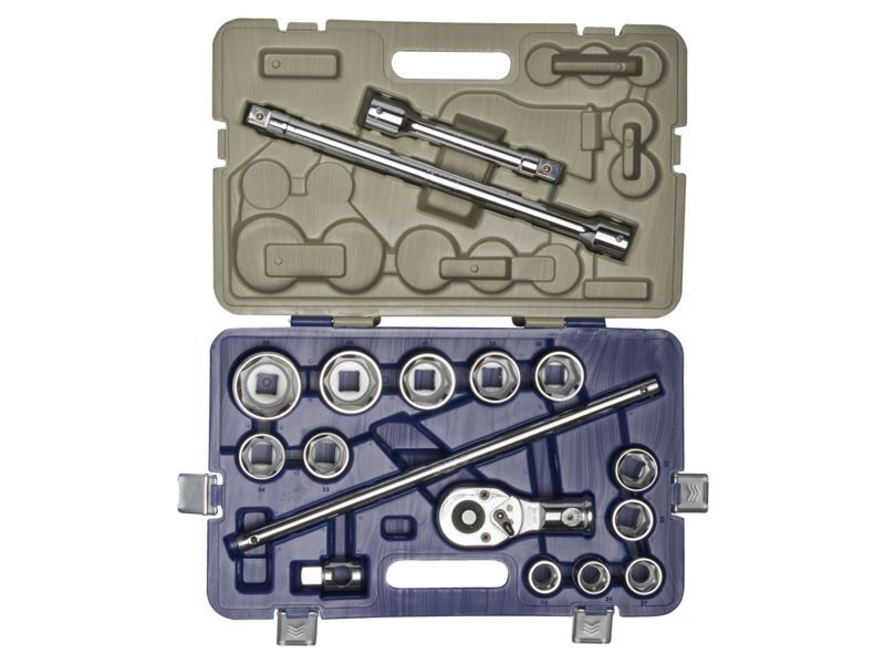 Produktbild 3/4" Steckschlüssel-Satz, Sechskant, 17-teilig, 22-50 mm bild 2