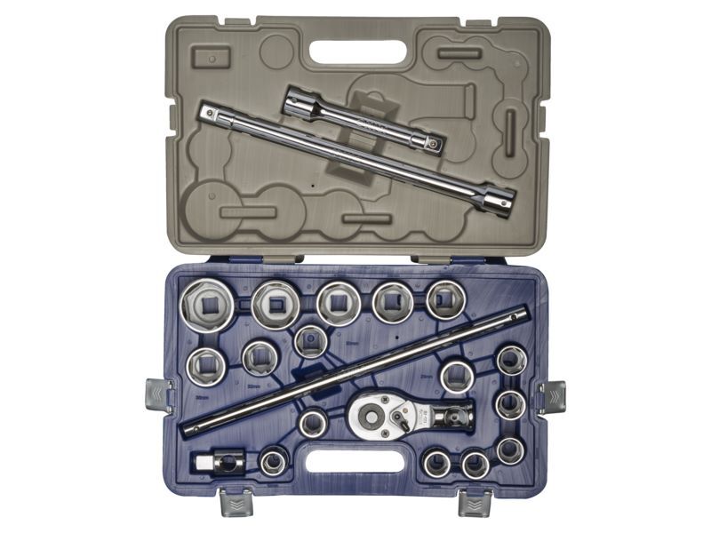Produktbild 3/4" Steckschlüssel-Satz, Sechskant, 21-teilig, 19-50 mm bild 2