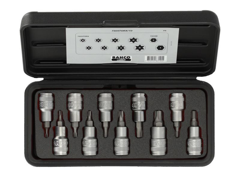 Produktbild 1/2" Steckschlüssel-Satz für TORX®-/Phillips-Schrauben – 10-teilig bild 2