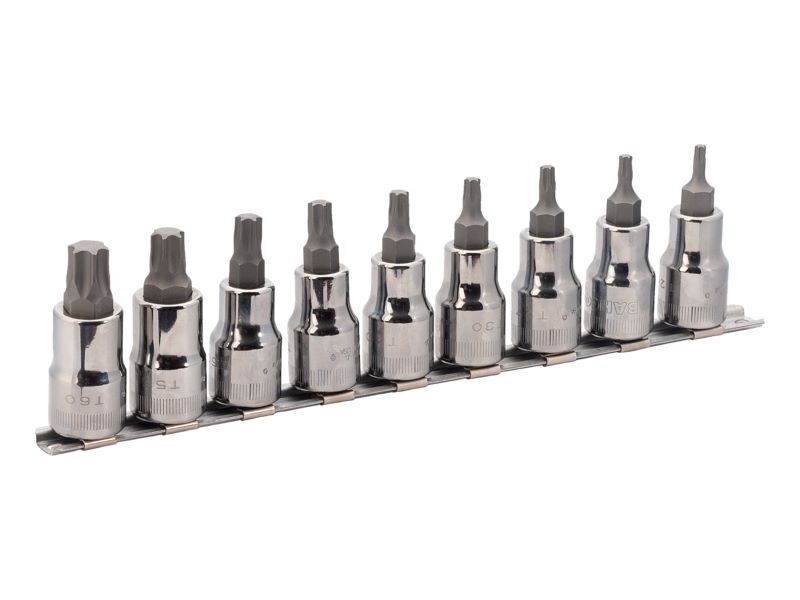 Produktbild Bahco Steckschlüssel-Satz 1/2 Zoll für TORX-Schrauben 9 teilig