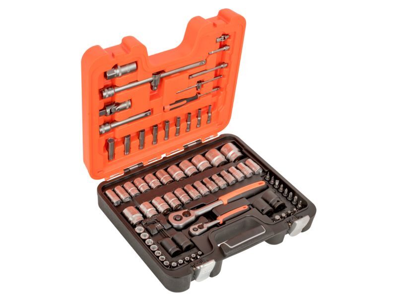 Produktbild 1/4" & 1/2" Steckschlüsselsatz - 77-teilig bild 2