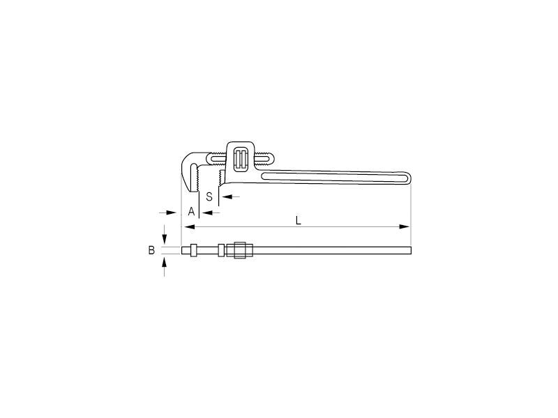 Produktbild Stillson-Rohrzange 10" bild 2