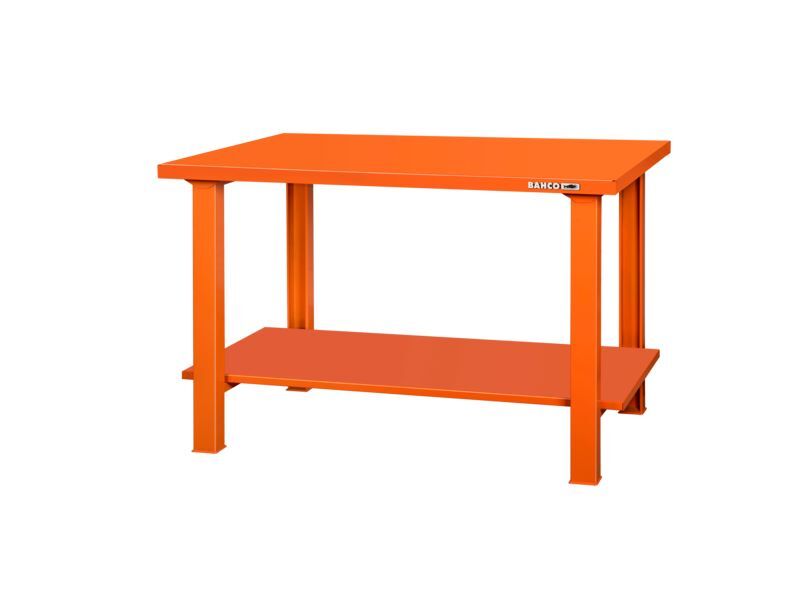 Produktbild Bahco Werkbänke mit Edelstahl Orange 1030x750x1500 mm Ablageplatte und Ablagefach