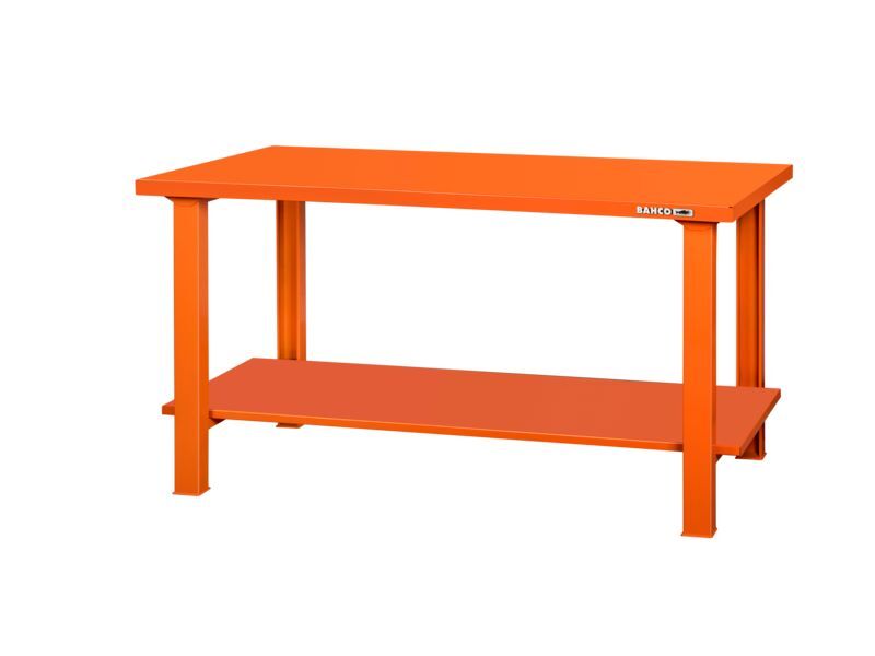 Produktbild Bahco Strapazierfähige Werkbänke mit Edelstahlplatte 1030 x 750 x 1800 mm Orange