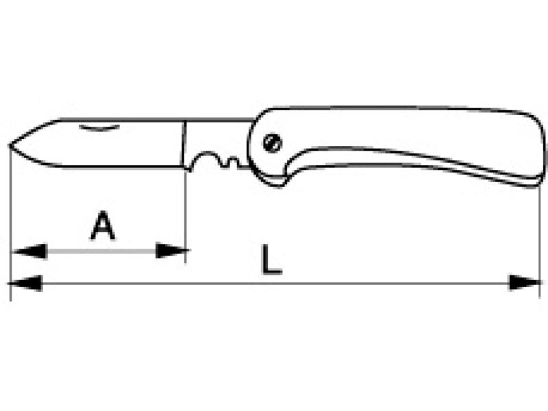 Produktbild Universalmesser mit 2-Komponenten-Griff und Spezial-Holster bild 2