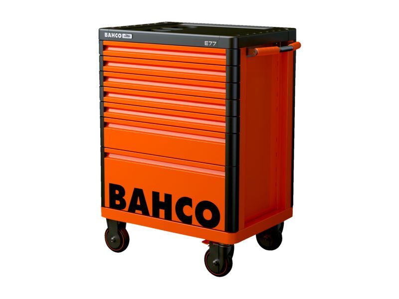 Produktbild Bahco Premium Werkstattwagen E77 mit 7 Schubladen 976x510x820 mm RAL 2009 orange