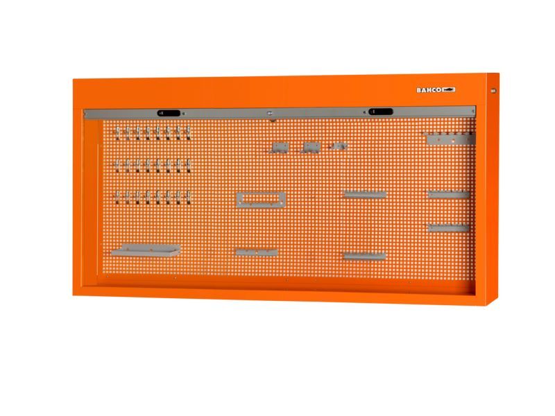 Produktbild Werkzeugschrank für Wand- oder Werkbankmontage mit Rollladen und Haken bild 2