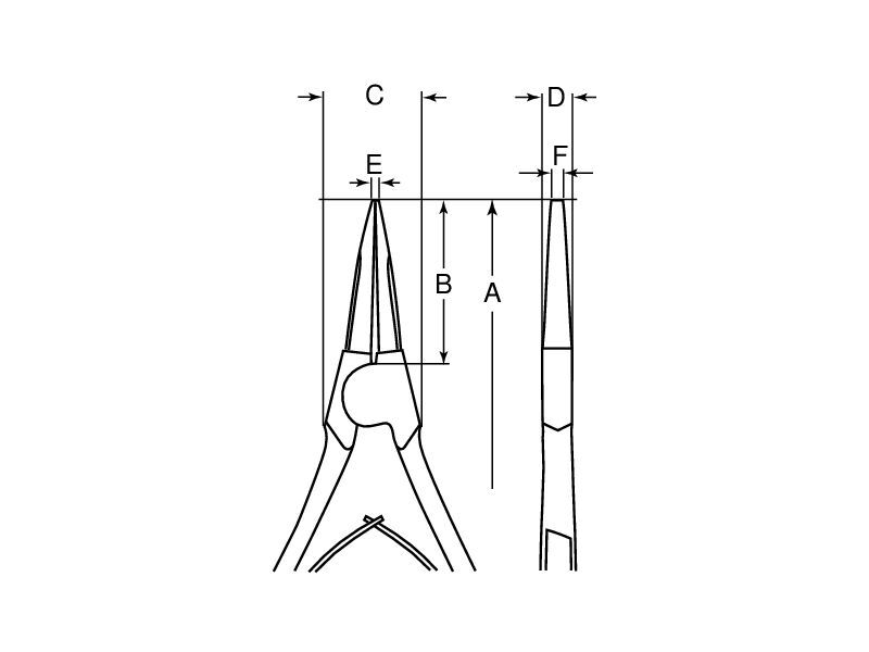 Produktbild Zangen für Außen-Sicherungsringe, vernickelt und verchromt, PVC-beschichtete Gri bild 3
