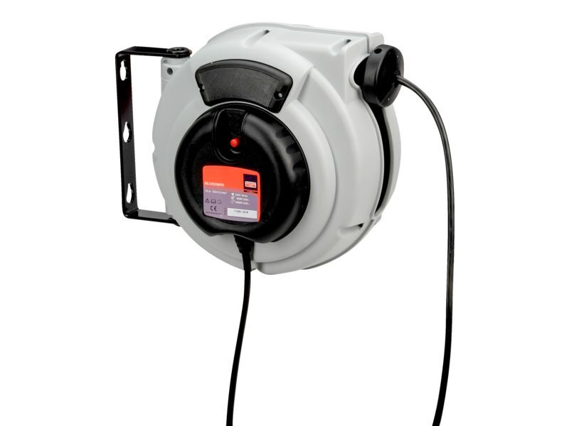 Produktbild Bahco 230V Kabeltrommeln 15 m 800 - 2000 Watt ohne Leuchte mit französischen Steckern