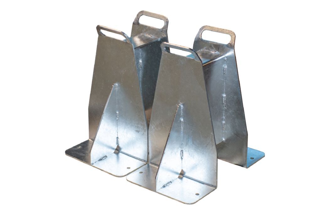 Bauer Abstellböcke bis 350 kg feuerverzinkt 300 x 480 x 195 mm Produktbild Bauer Abstellböcke bis 350 kg feuerverzinkt 300 x 480 x 195 mm