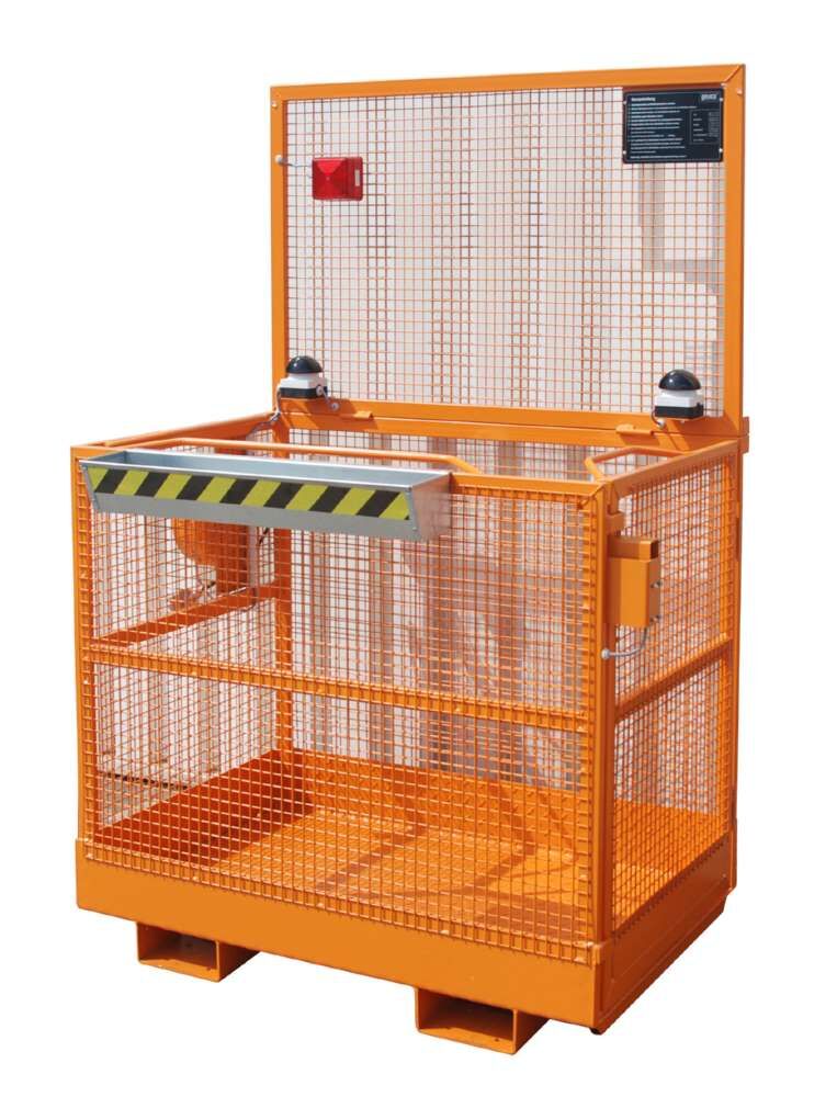 Bauer Arbeitsbühne MB-ST / T lackiert in gelborange Produktbild Bauer Arbeitsbühne MB-ST / T lackiert in gelborange