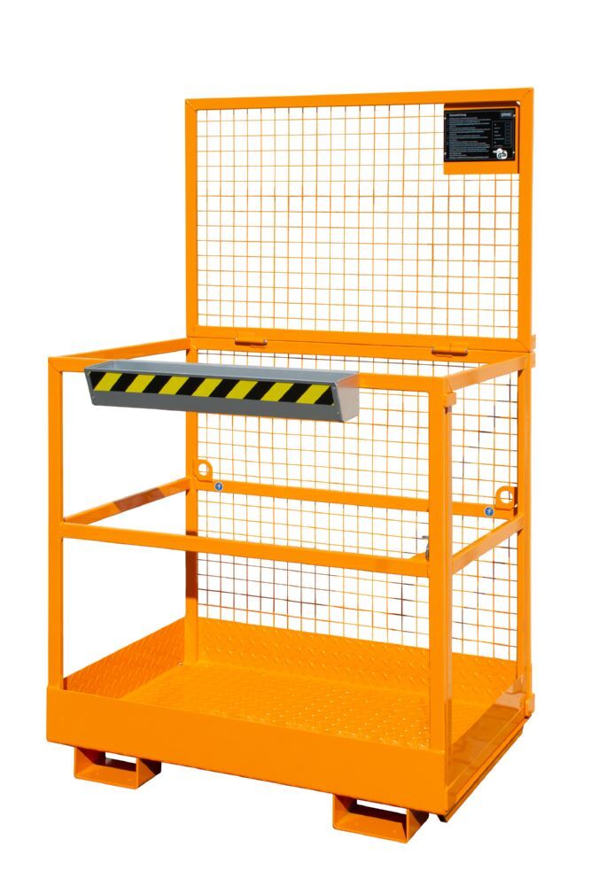 Bauer Arbeitsbühne MB-D für 2 Personen gelborange 1210 x 1040 x 1990 mm Produktbild Bauer Arbeitsbühne MB-D für 2 Personen gelborange 1210 x 1040 x 1990 mm