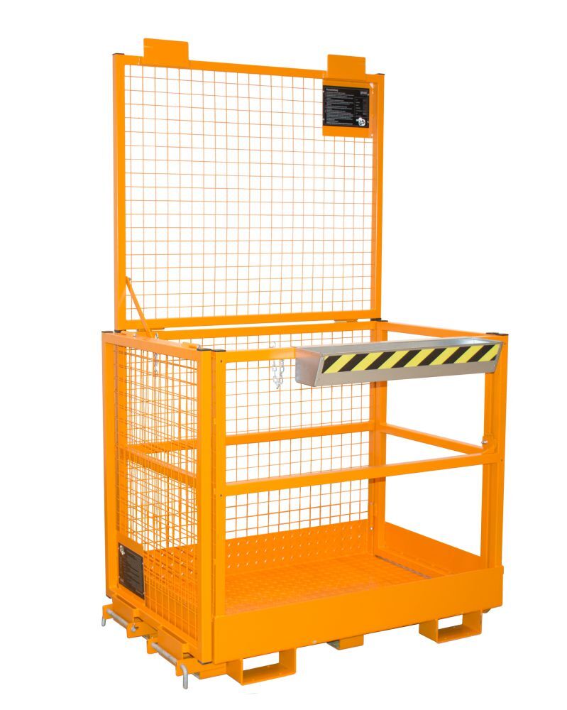 Bauer Arbeitsbühne MB-II lackiert in der Farbe Gelborange Produktbild Bauer Arbeitsbühne MB-II lackiert in der Farbe Gelborange