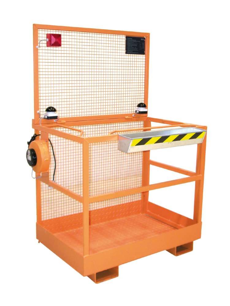 Bauer Arbeitsbühne MB-ST lackiert in gelborange Produktbild Bauer Arbeitsbühne MB-ST lackiert in gelborange