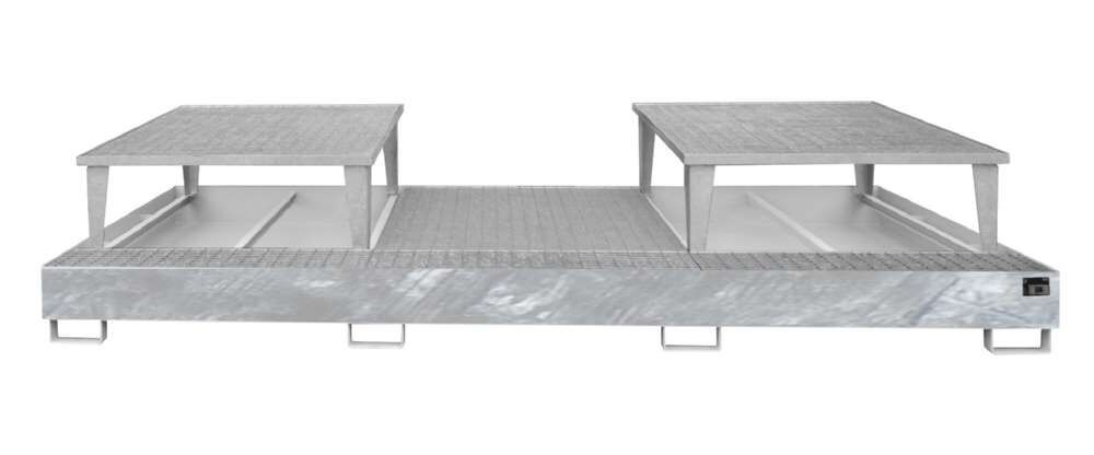 Bauer Auffangwanne AWA 32 3850 x 780 x 1460 mm feuerverzinkt Produktbild Bauer Auffangwanne AWA 32 3850 x 780 x 1460 mm feuerverzinkt