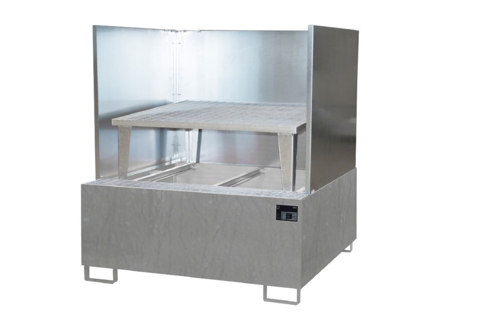 Bauer Südlohn Auffangwanne AWA 1000/SW feuerverzinkt Höhe 1630 mm Produktbild Bauer Südlohn Auffangwanne AWA 1000/SW feuerverzinkt Höhe 1630 mm