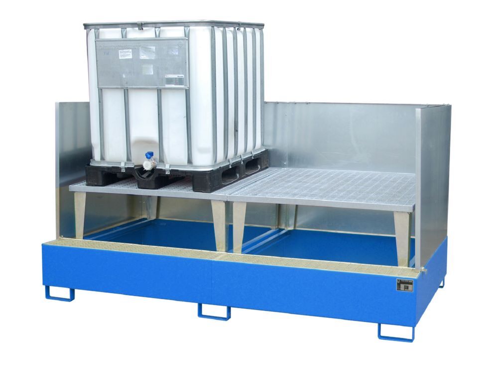 Bauer Südlohn Auffangwanne Breite 2670 mm AWA 1000-2 SW lackiert Lichtblau Produktbild Bauer Südlohn Auffangwanne Breite 2670 mm AWA 1000-2 SW lackiert Lichtblau