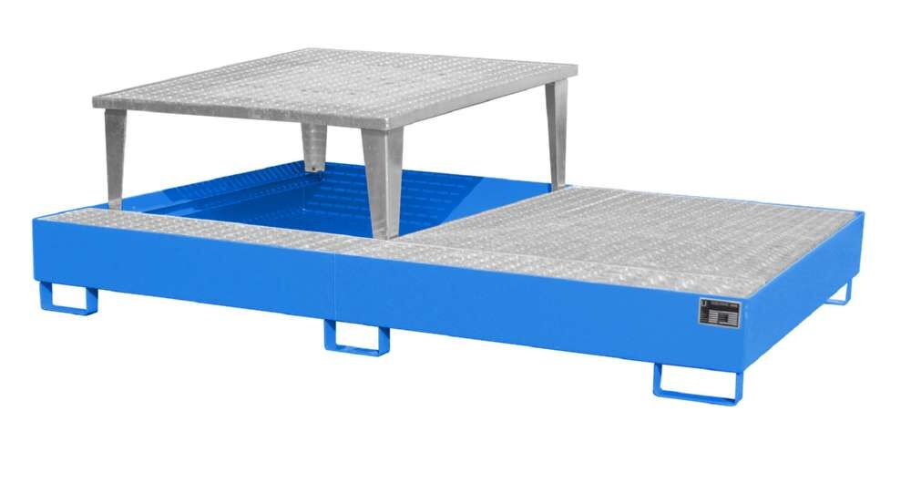 Bauer Auffangwanne AWA 21 1000 Liter 2650 x 865 x 1460 mm lichtblau Produktbild Bauer Auffangwanne AWA 21 1000 Liter 2650 x 865 x 1460 mm lichtblau