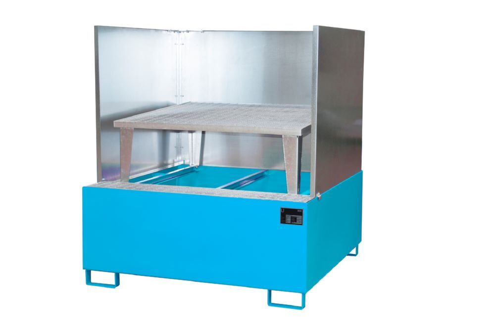 Bauer Südlohn Auffangwanne Breite 1480 mm AWA 1000/SW lackiert Lichtblau Produktbild Bauer Südlohn Auffangwanne Breite 1480 mm AWA 1000/SW lackiert Lichtblau