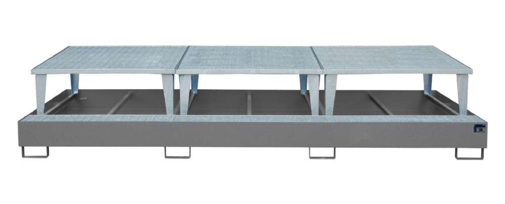 Bauer Auffangwanne AWA 1000 3 3850 x 780 x 1460 mm mausgrau Produktbild Bauer Auffangwanne AWA 1000 3 3850 x 780 x 1460 mm mausgrau