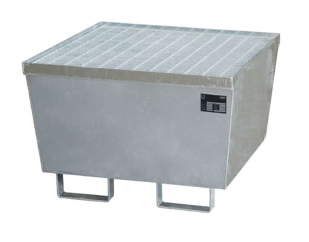 Bauer Auffangwanne AM-1 800 x 545 x 800 mm feuerverzinkt Produktbild Bauer Auffangwanne AM-1 800 x 545 x 800 mm feuerverzinkt