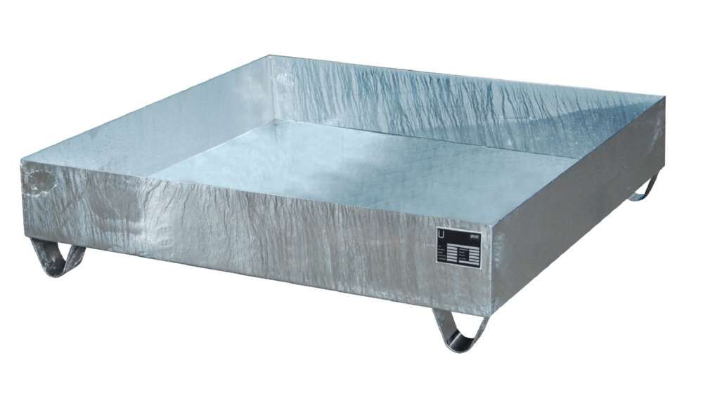 Bauer Auffangwanne 2031 1200 x 285 x 1200 mm feuerverzinkt Produktbild Bauer Auffangwanne 2031 1200 x 285 x 1200 mm feuerverzinkt