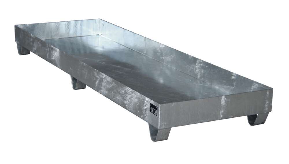 Bauer Auffangwanne 2041 2400 x 250 x 800 mm feuerverzinkt Produktbild Bauer Auffangwanne 2041 2400 x 250 x 800 mm feuerverzinkt