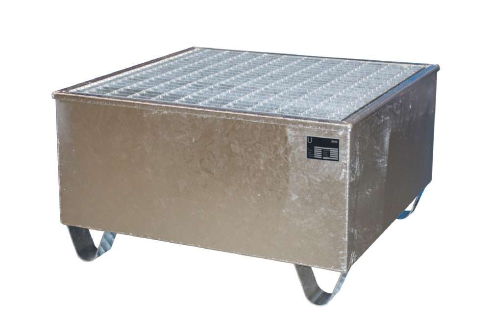 Bauer Auffangwanne AW 1 PE 815 x 470 x 815 mm feuerverzinkt Produktbild Bauer Auffangwanne AW 1 PE 815 x 470 x 815 mm feuerverzinkt