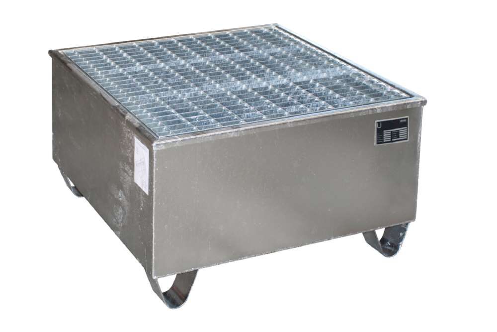 Bauer Auffangwanne AW 1 PE 815 x 470 x 815 mm feuerverzinkt Produktbild Bauer Auffangwanne AW 1 PE 815 x 470 x 815 mm feuerverzinkt bild 2