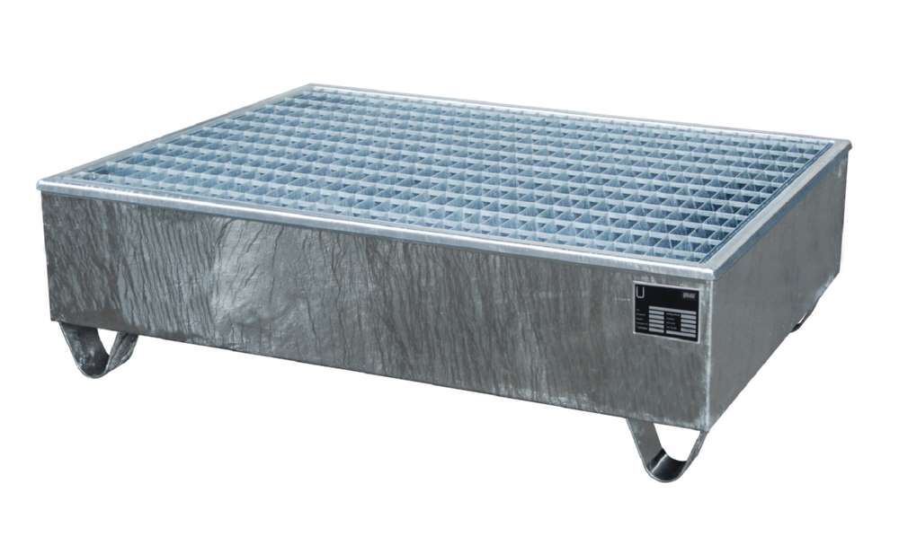 Bauer Auffangwanne AW 2 PE 1215 x 365 x 815 mm feuerverzinkt Produktbild Bauer Auffangwanne AW 2 PE 1215 x 365 x 815 mm feuerverzinkt