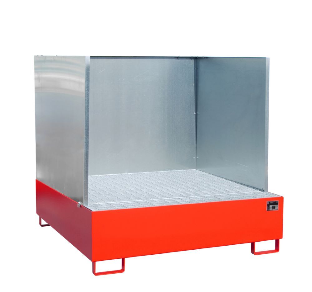 Bauer Südlohn Auffangwanne AW 450 SW lackiert Feuerrot Breite 1480 mm Bauer Südlohn Auffangwanne AW 450 SW lackiert Feuerrot Breite 1480 mm