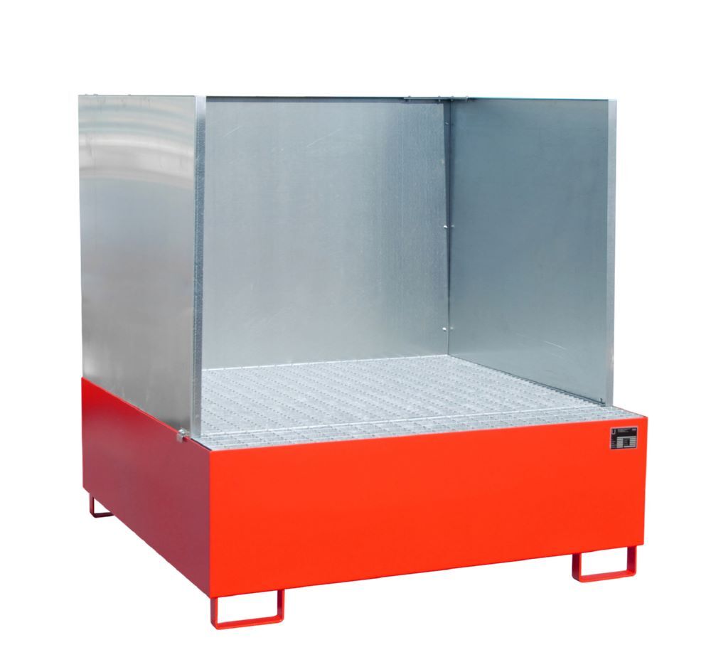 Bauer Südlohn Auffangwanne Breite 1480 mm AW 800 SW lackiert Feuerrot Produktbild Bauer Südlohn Auffangwanne Breite 1480 mm AW 800 SW lackiert Feuerrot