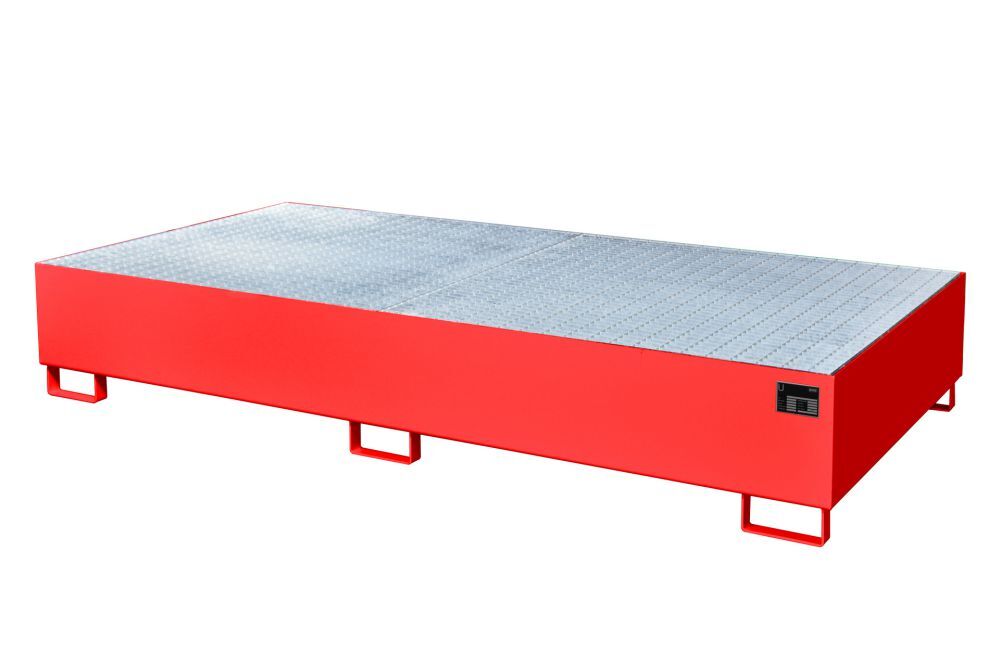 Bauer Auffangwanne AW 1000 2 lackiert Feuerrot Produktbild Bauer Auffangwanne AW 1000 2 lackiert Feuerrot