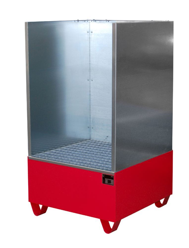 Bauer Südlohn Auffangwanne 2002/SW lackiert Feuerrot Breite 820 mm Produktbild Bauer Südlohn Auffangwanne 2002/SW lackiert Feuerrot Breite 820 mm